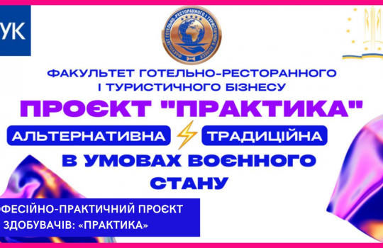 Професійно-практичний проєкт для здобувачів: «Практика»